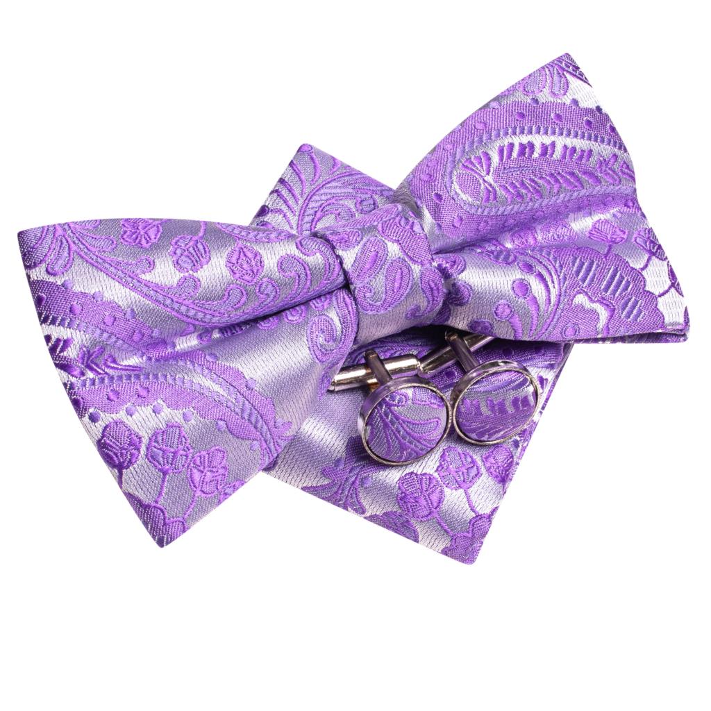 Purple Lilac Lavender Pansy Vi - Bow Tie Pre Tied review and price