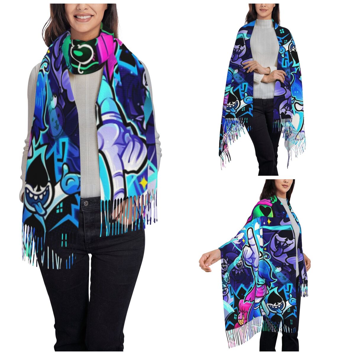 Deltarunes  Shawl Wraps Womens - Pashmina Wrap Large review and price