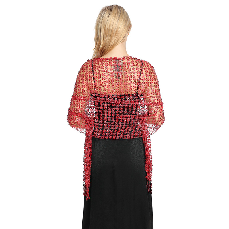 European and American Sequins  - Stole Wedding Shawl review and price