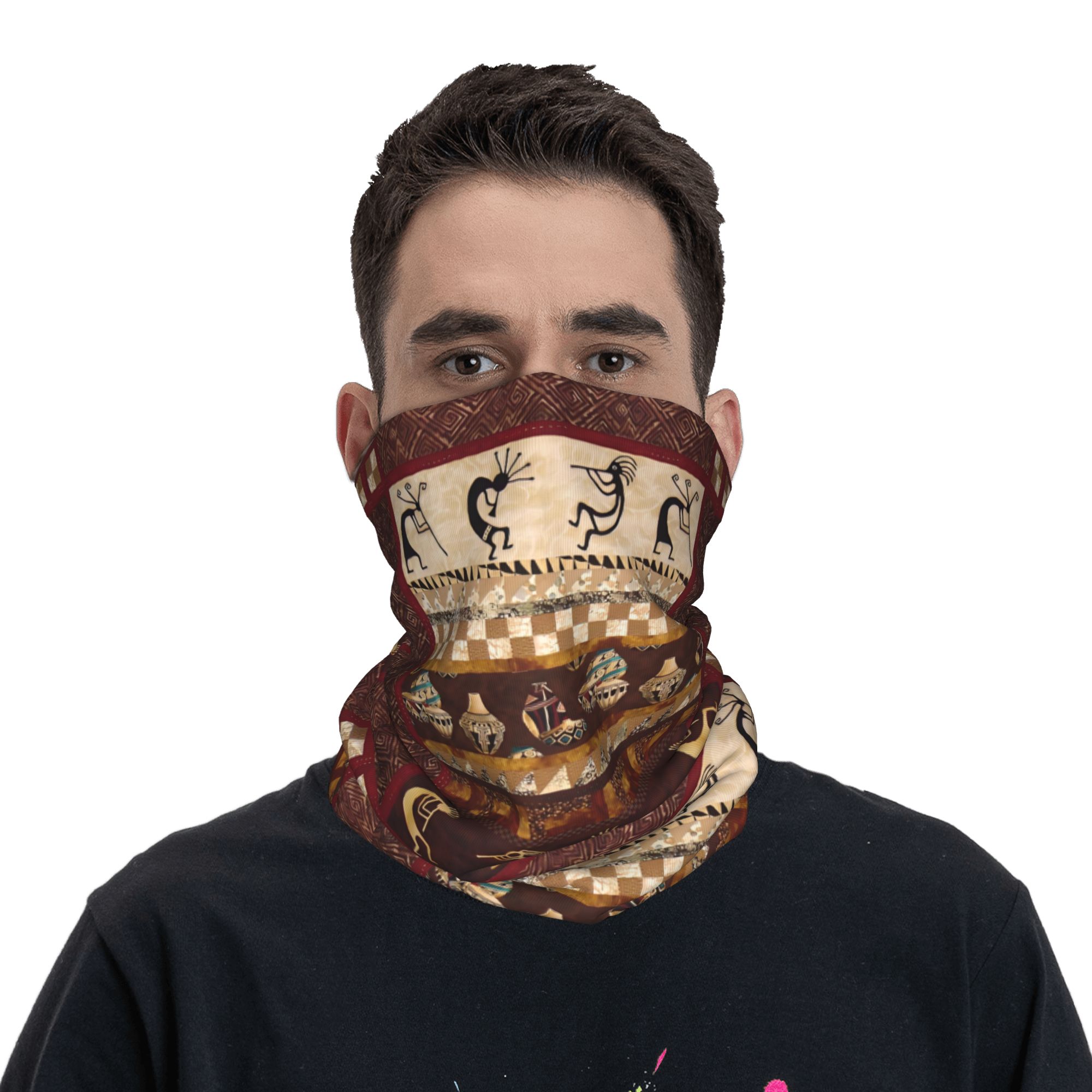 Custom Kokopelli Winter Headba - Neck Warmer Tube review and price