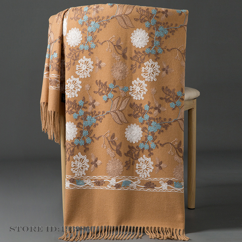 Women's Cashmere Pashmina Scar - Woven Scarf Blanket review and price