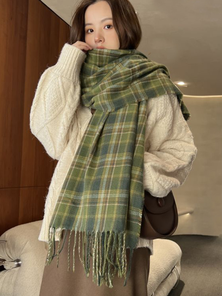 New Imitation Cashmere Women S - Woven Scarf Blanket review and price