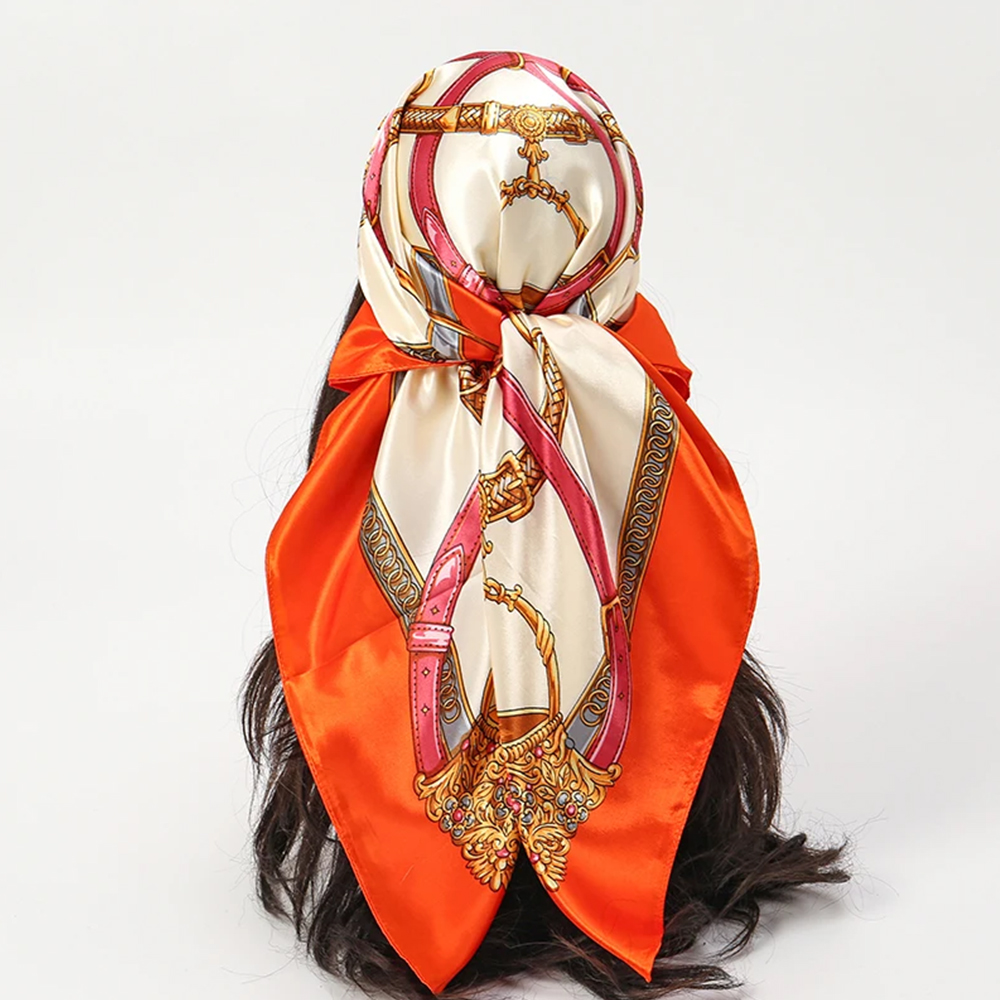 Fashion Scarves 90*90cm Women  - Head Wrap Turban review and price