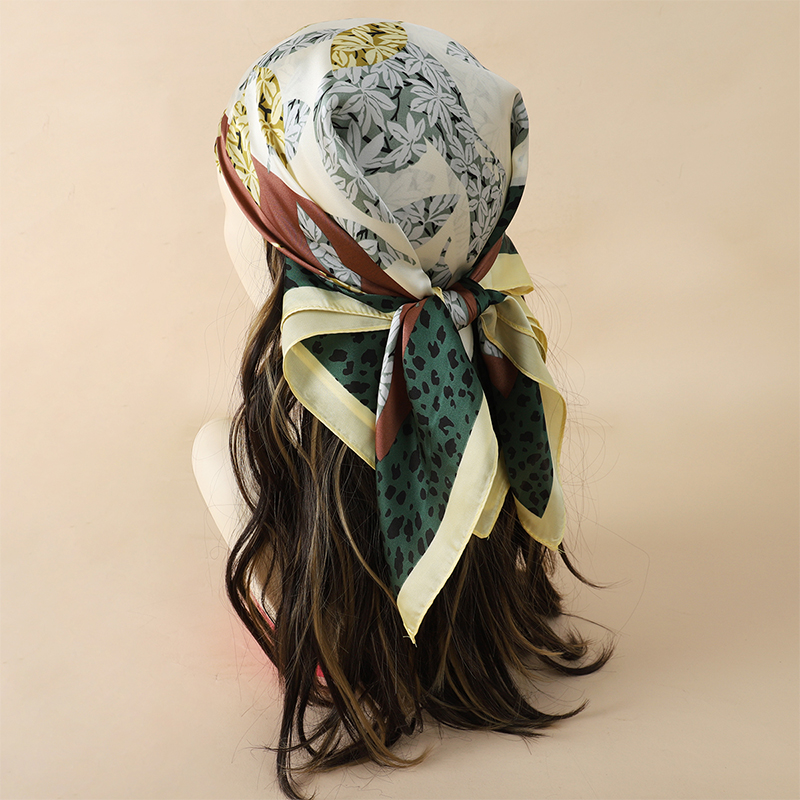 70x70cm Women Scarf Silk Feeli - Head Wrap Turban review and price