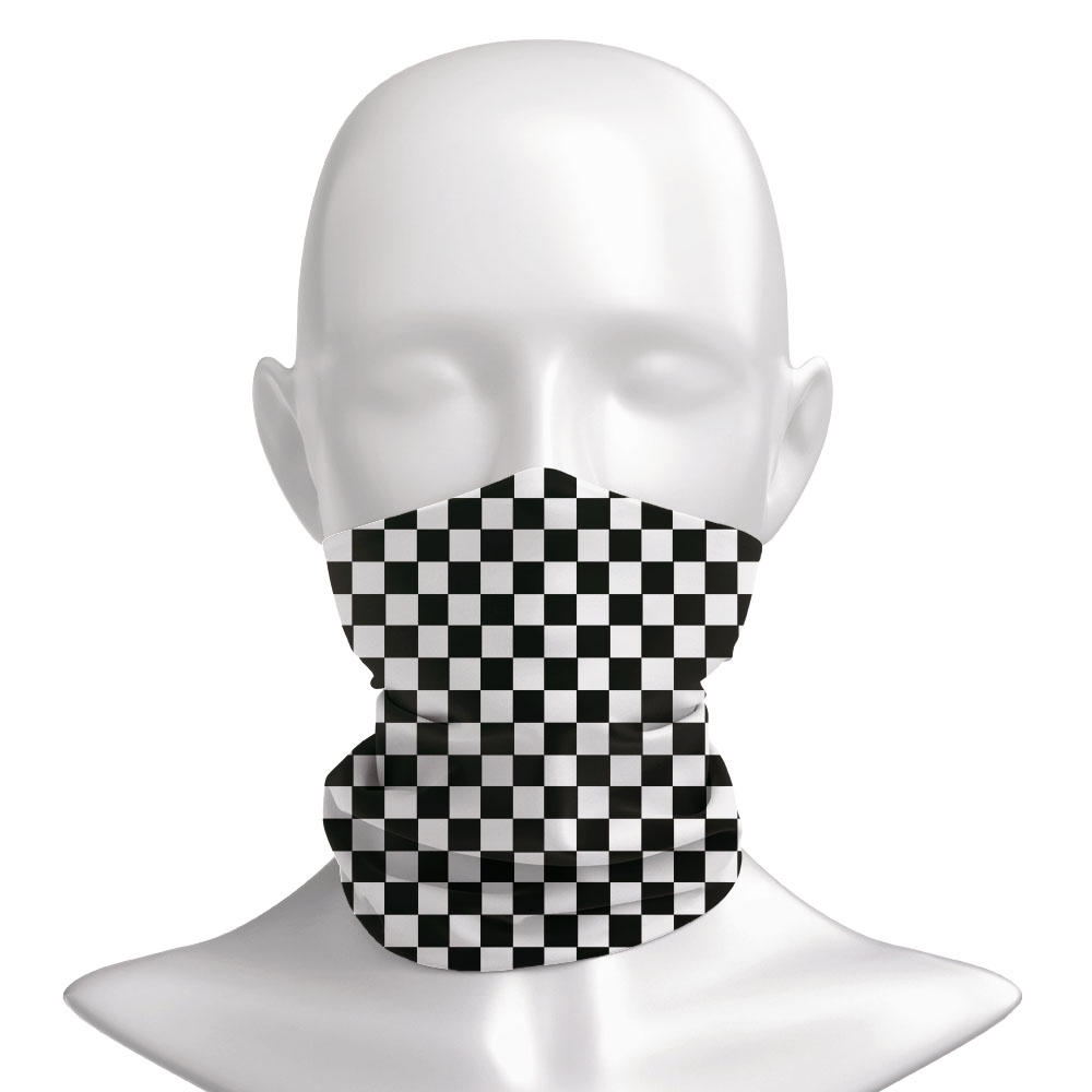 Checkered Ska Printed Headband - Neck Warmer Tube review and price
